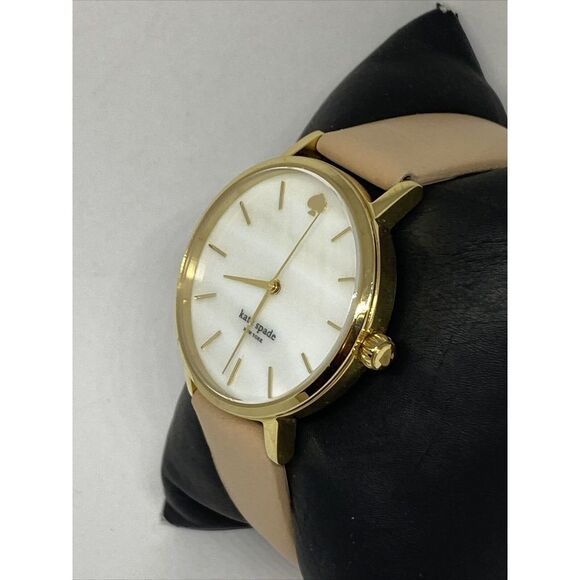 Kate Spade New York Metro 0073 Women Beige Leather Analog Dial Wrist Watch VK106 main image 5